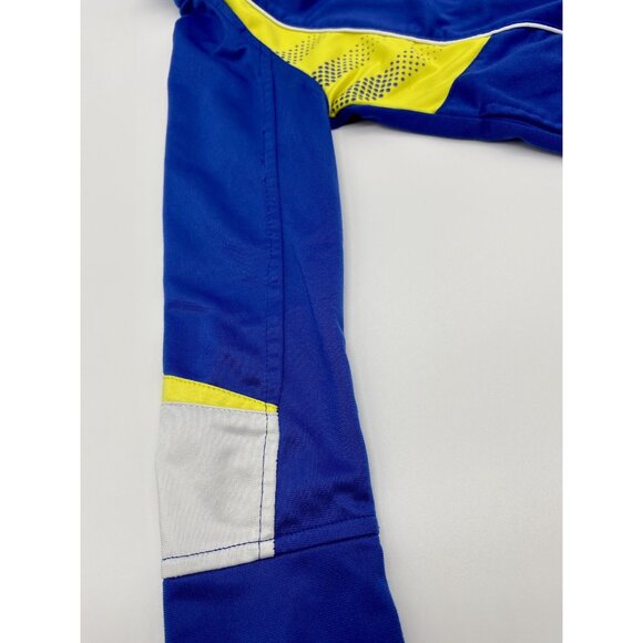 PUMA 3T Toddler Boys Athletic Jacket Blue Yellow White Zipper Zip Up - Picture 4 of 7